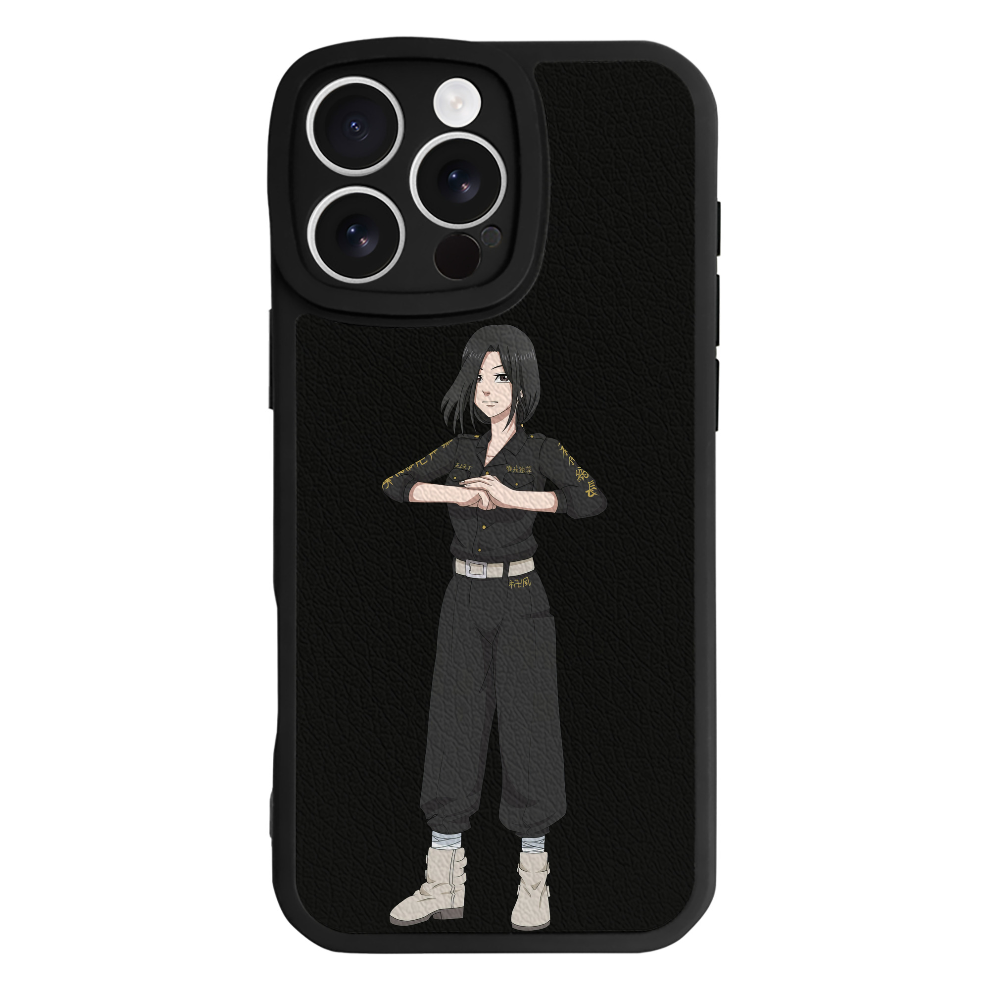 （画像用） 東京リベンジャーズ Tokyo Revengers 【iPhone 16シリーズ対応】シリコンスマホケース（レザー調） 材質：シリコン